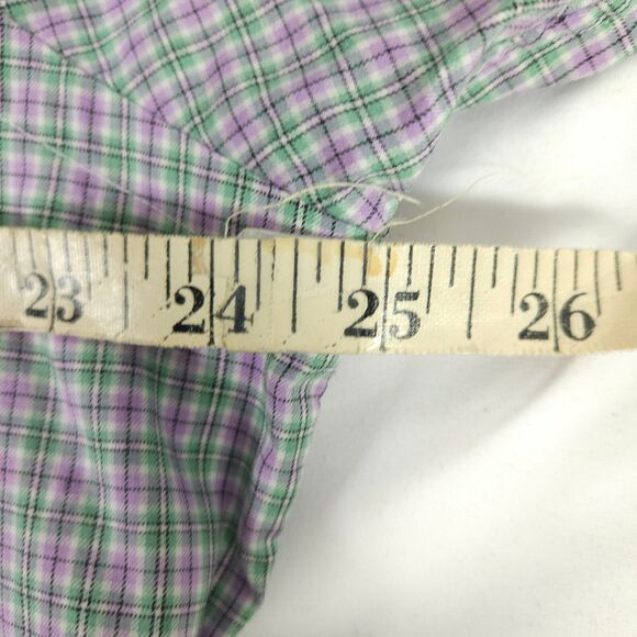 Polo Ralph Lauren Mens Large Plaid Regent Classic Fit Button Down Dress Shirt - Picture 6 of 8